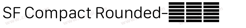 SF Compact Rounded字体转换